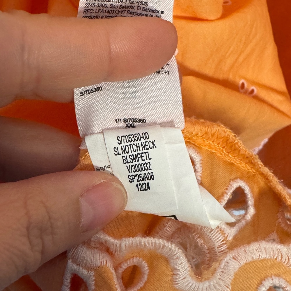 Old Navy Orange Floral Midi Dress - Picture 14 of 14